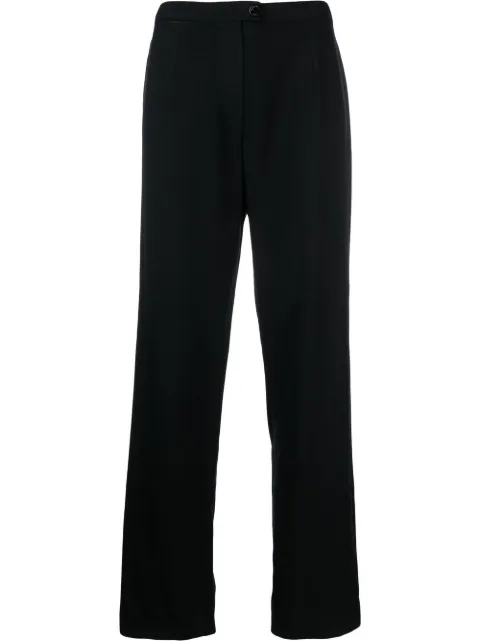 CHANEL Pre-Owned 2000s straight-leg tailored trousers Black CHA600PA
