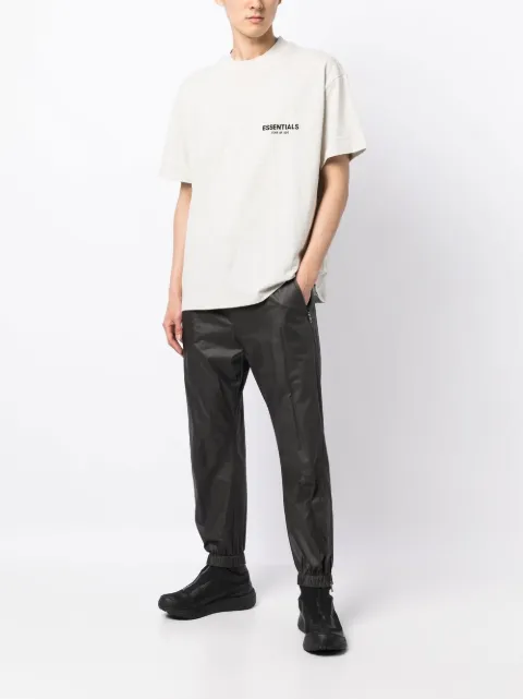 FEAR OF GOD ESSENTIALS logo-print cotton T-shirt Grey 125BT212062F