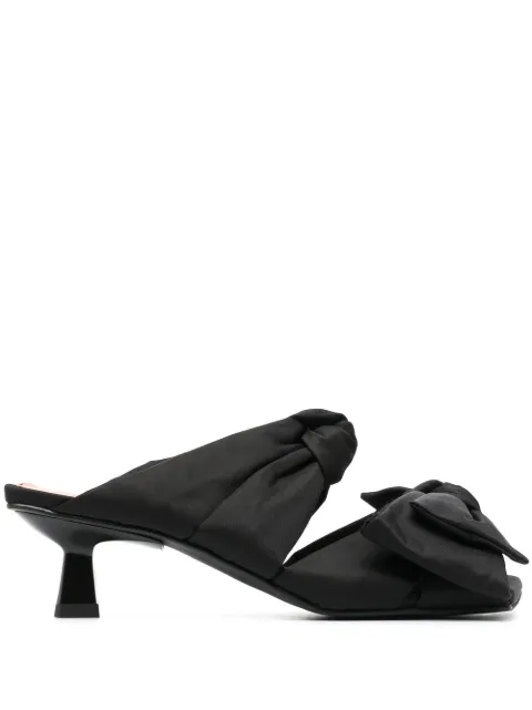 GANNI Bow XX 60mm sandals Black S1960099
