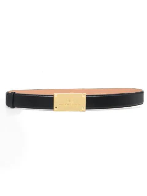 Elisabetta Franchi logo-buckle fastening belt Black CT02S26E2
