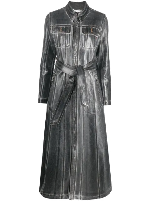 Diesel De-Flaminty-Z-Fsb shirt dress Grey A07677007I4