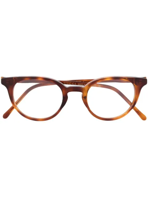 Gucci Eyewear cat-eye optical glasses Brown GG1214O002