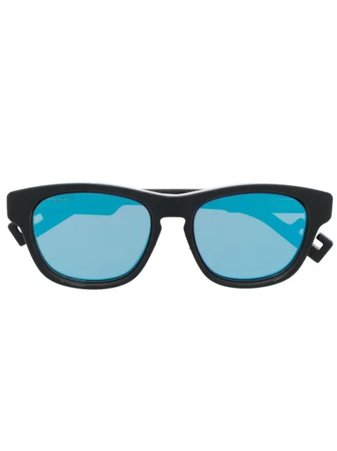 Gucci Eyewear round-frame tinted sunglasses Black GG1238S002