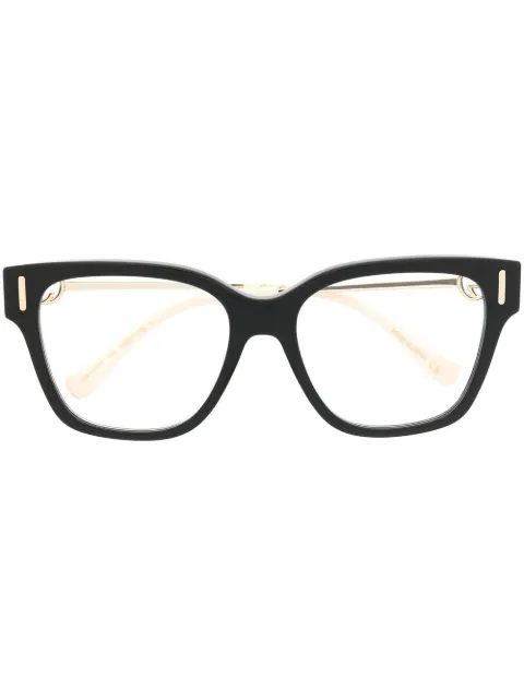 Gucci Eyewear GG-logo square-frame optical glasses Black GG1204O001