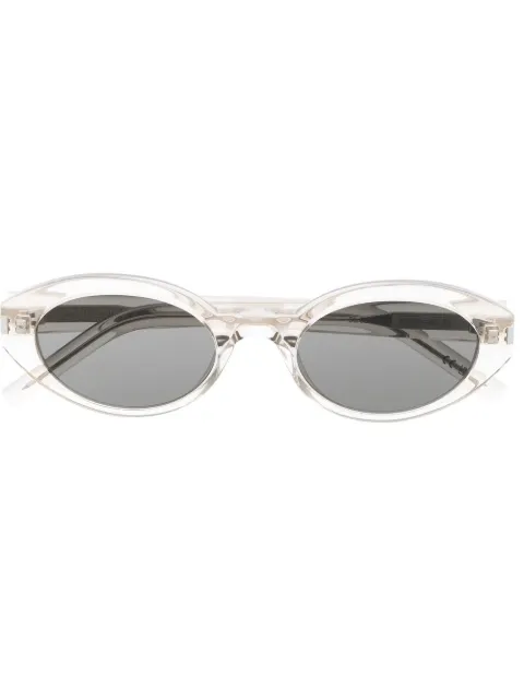 Saint Laurent Eyewear SL567 oval-frame sunglasses Neutrals SL567
