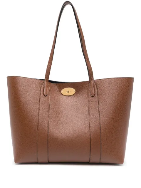 Mulberry small Bayswater grained leather tote bag Brown HH8728552G110G110