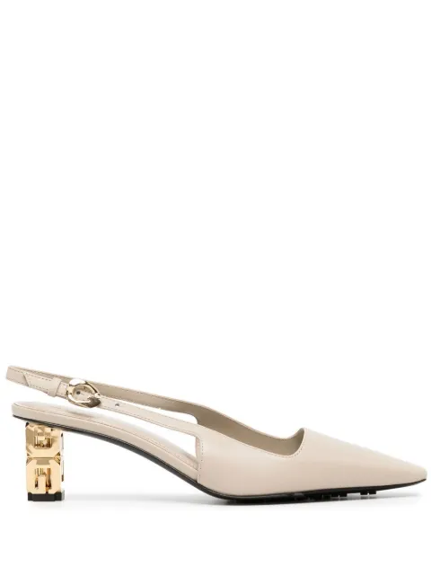 Givenchy G-cube slingback pumps Neutrals BE402LE1M7