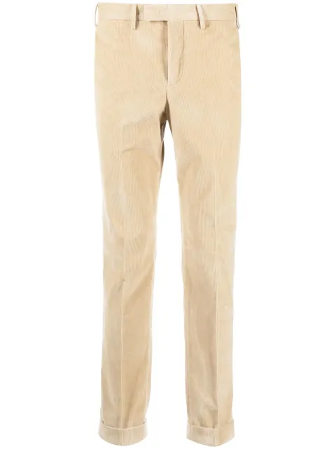 PT Torino slim-cut corduroy trousers Neutrals ASMAZ00CL1PG81