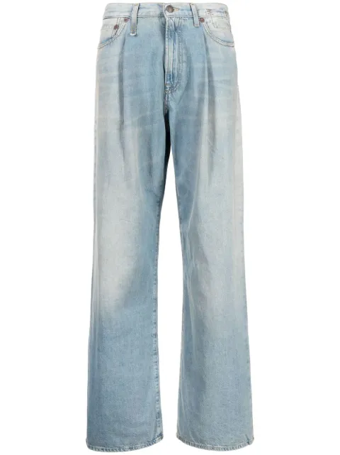 R13 Damon pleated wide-leg trousers Blue R13W3147897A