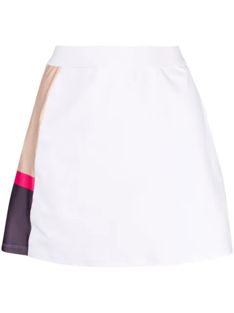 P.E Nation colour-block tennis skort White 22PE4Q034