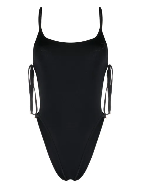 Blumarine open tie-side swimsuit Black P322D010A