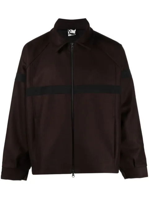 GR10K x Salomon zip-up shirt jacket Brown SS22GR3A8DTSBWOOLCL