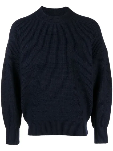 MARANT Barry purl-knit jumper Blue PU0081HAA1L79H