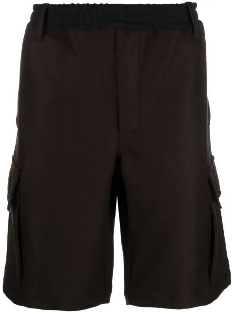 GR10K x Soloman Panno utility shorts Brown SS22GR1Z4DTSBWOOLCL