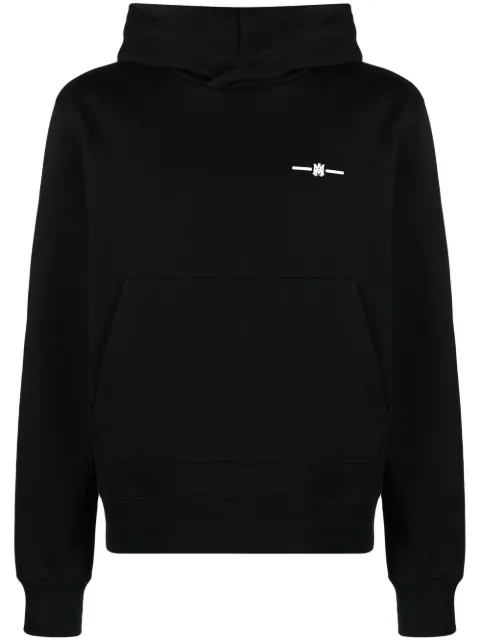AMIRI logo-print cotton hoodie Black PS23MJL034