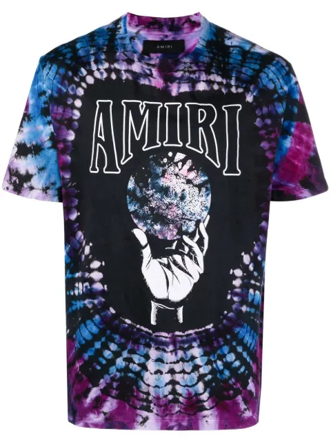 AMIRI tie-dye cotton T-shirt Purple PS23MJG029