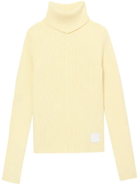 Marc Jacobs ribbed turtleneck jumper Yellow N604W07RE22766
