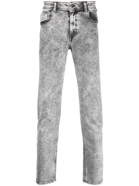 Diesel marble-pattern skinny jeans Grey A0359509D89