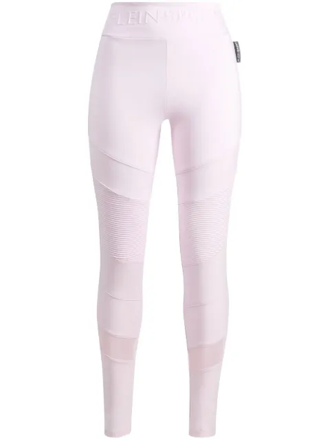 Plein Sport logo-waistband leggings Purple SACCWJT1677STE003N
