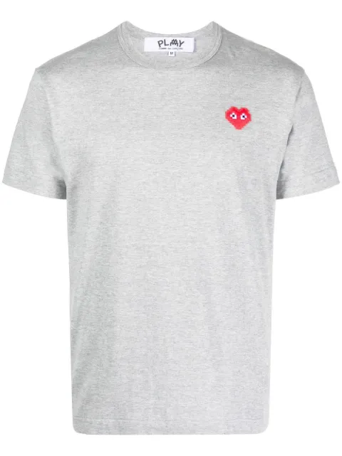 Comme Des Garçons Play short-sleeve cotton T-shirt Grey P1T322