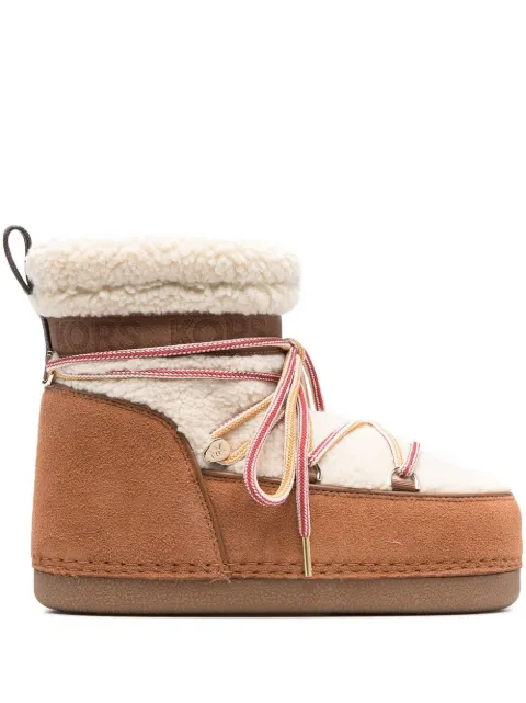 Michael Michael Kors Zelda shearling boots Brown 40F2ZMFE5S