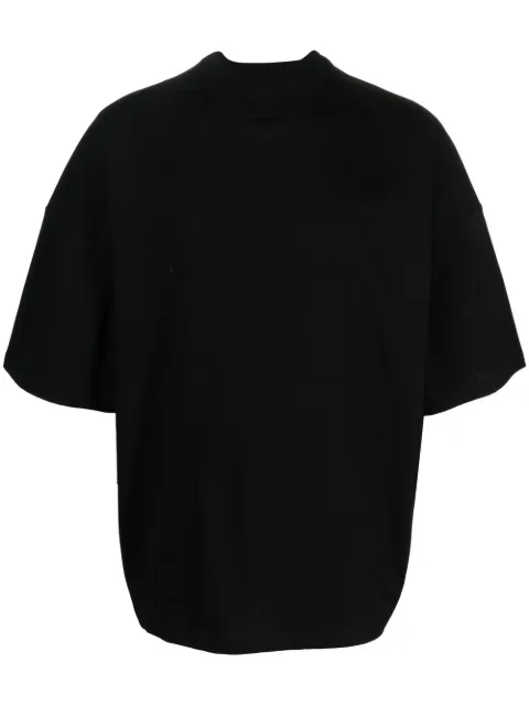 Jil Sander cotton mock-neck T-shirt Black J21GC0005J45084