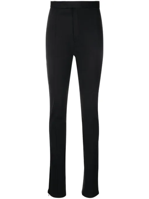 ANOUKI high-waisted slit-detail trousers Black ARS23N05PEBKJE