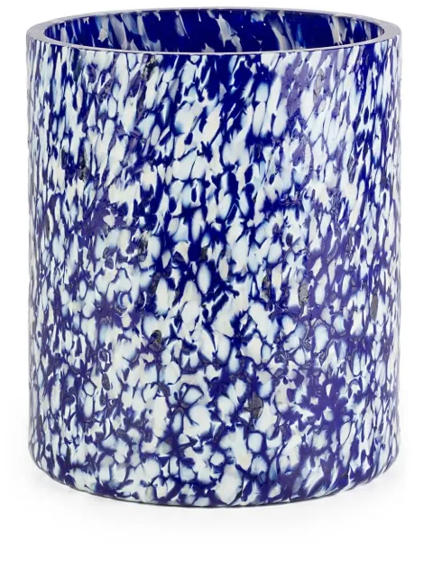 Stories of Italy medium Macchia Murano glass vase Blue SMG294