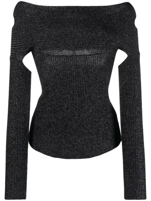 KHAITE Salma open-back top Black 9064414296