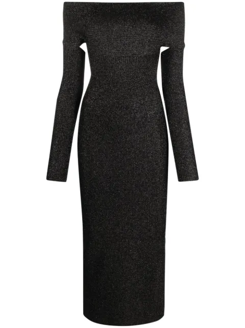 KHAITE Marisole midi dress Black 9045414K414