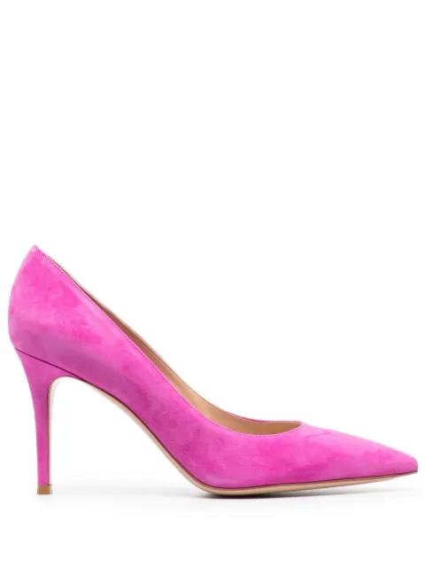 Gianvito Rossi Gianvito suede pumps Pink G2458085RICCAM