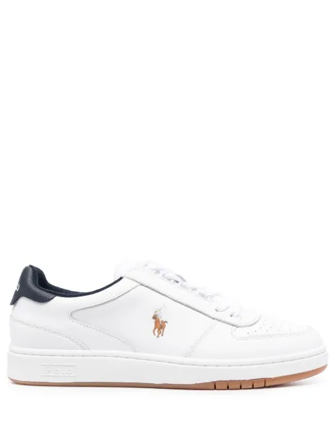 Polo Ralph Lauren Court logo-embroidered sneakers White 809877610001