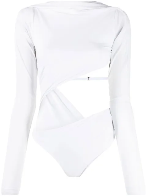 Jacquemus Carozzu stretch-fit bodysuit White 223TO0261063