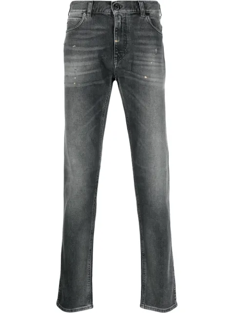 Emporio Armani slim-cut stonewashed jeans Grey 6L1J161DS4Z
