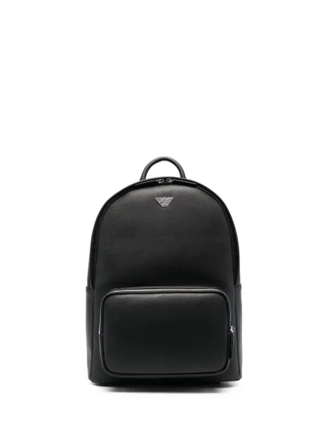 Emporio Armani logo-print backpack Black Y4O250Y138E