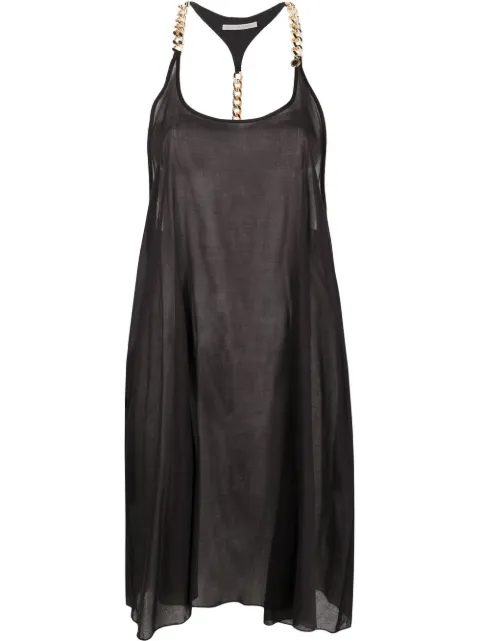 Stella McCartney scoop-neck knee-length dress Black S7A341650