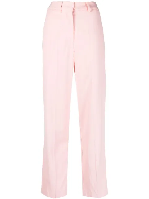 Forte Forte high-waist tailored trousers Pink 9624MYPANS