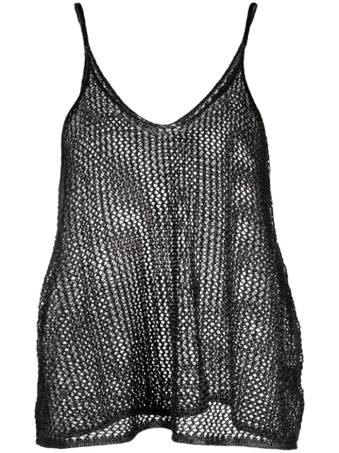 Dodo Bar Or Miles metallic knit top Black DBO8050