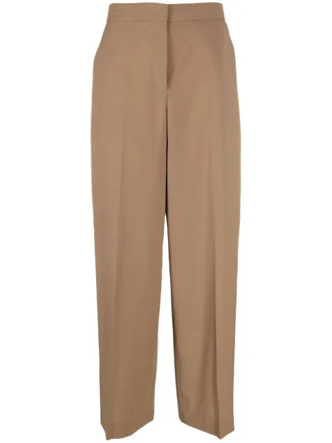 Juun.J high-waisted straight-leg trousers Neutrals JW2721W01A