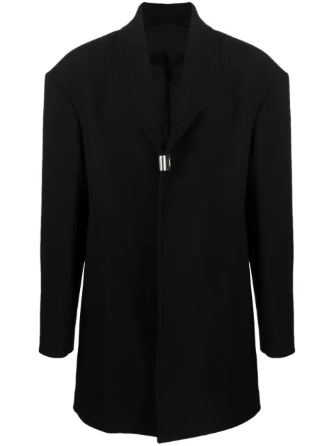 1017 ALYX 9SM single-breasted coat Black AAMTA0094FA01