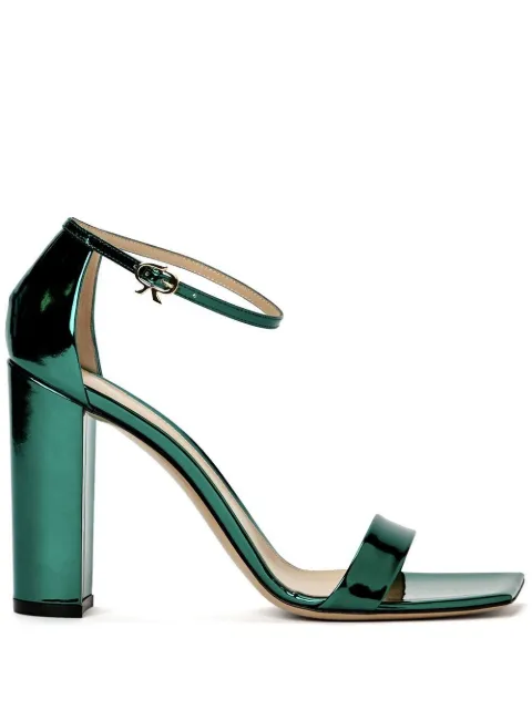 Gianvito Rossi 95mm patent leather sandals Green G6165300RIC