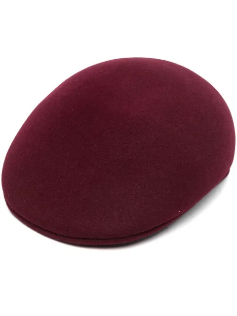 Borsalino felted-finish golf cap Red B180022