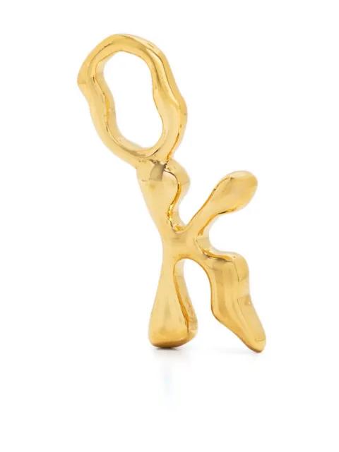 Maria Black Fluent Letter K plated charm Gold 700023YGK