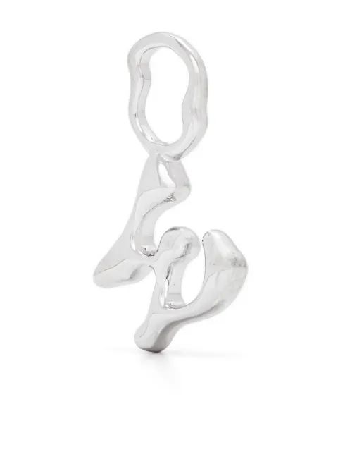 Maria Black Fluent Letter W silver charm Silver 700023AGW