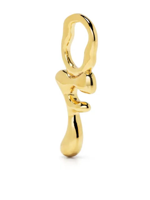 Maria Black Fluent Letter F plated charm Gold 700023YGF