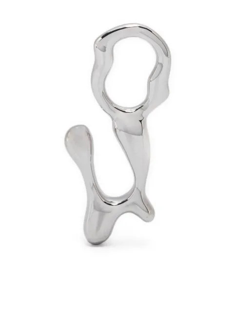 Maria Black Fluent U letter charm Silver 700023AGU