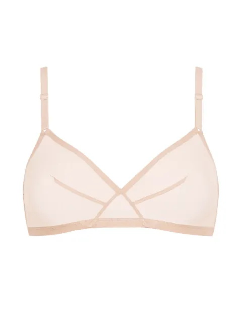 ERES Bel sheer tulle triangle bra Neutrals 60818