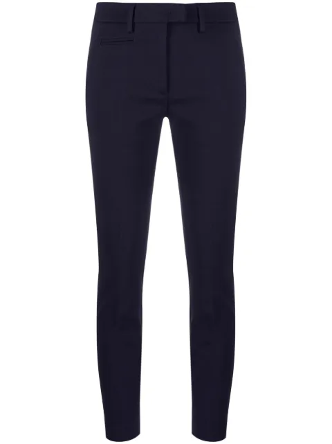 DONDUP slim-cut cropped trousers Blue DP066JSE108XXX