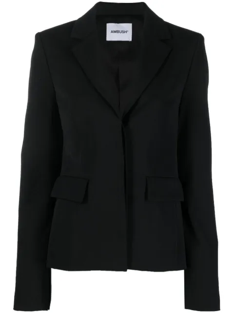 AMBUSH single-breasted blazer Black BWEN029F22FAB0021000