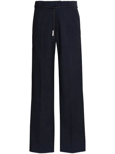 Marni straight-leg wool trousers Blue PUMU0214U0TW839